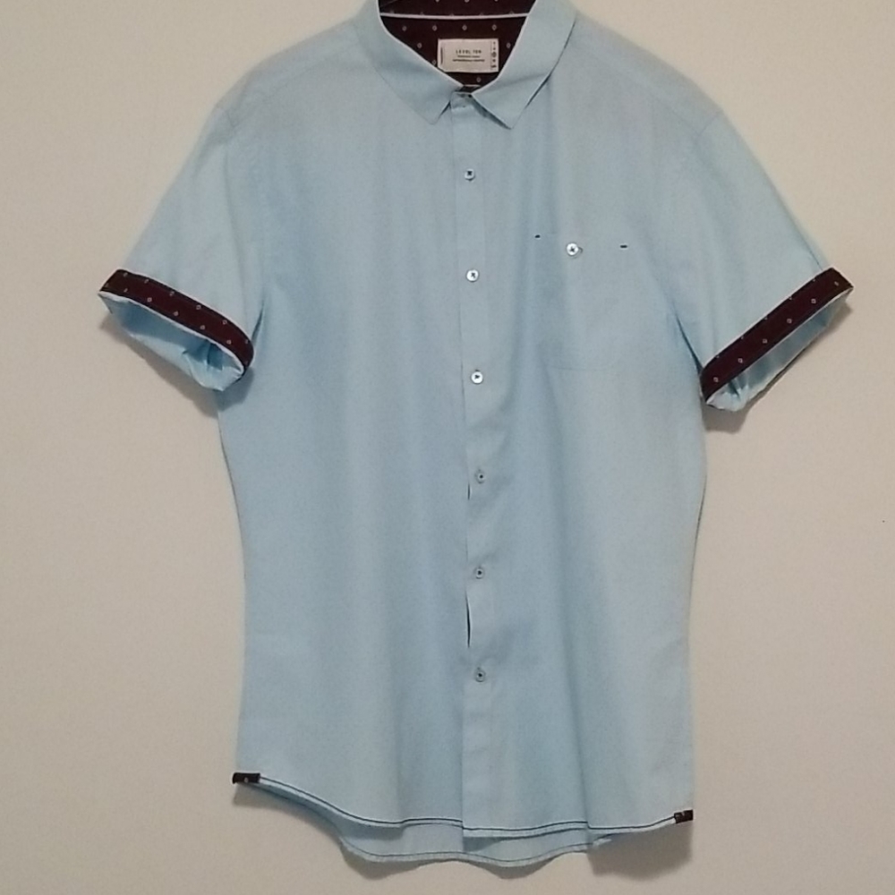 Light blue button up shirt